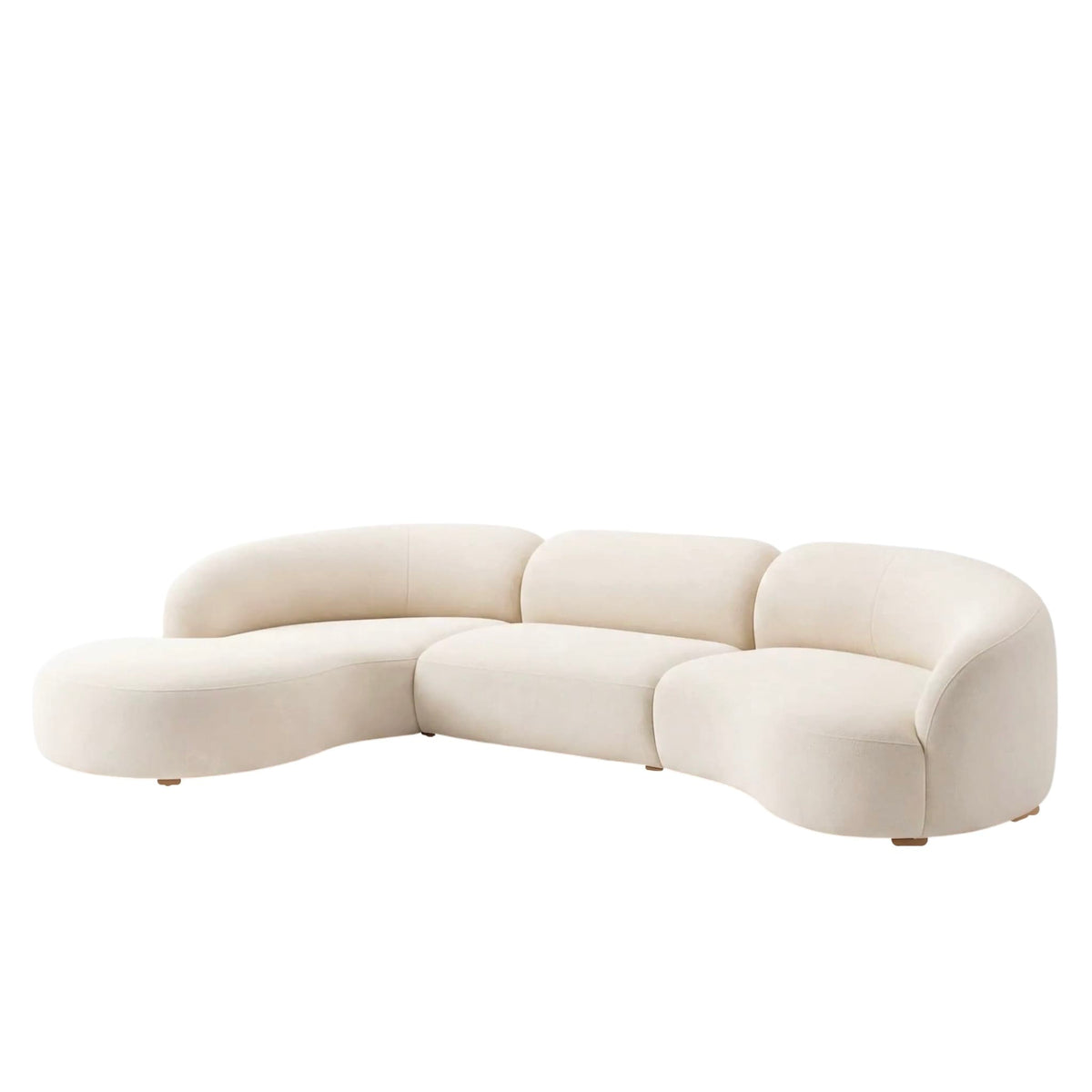 Home Atelier Camy Performance Boucle Sectional Curve Sofa