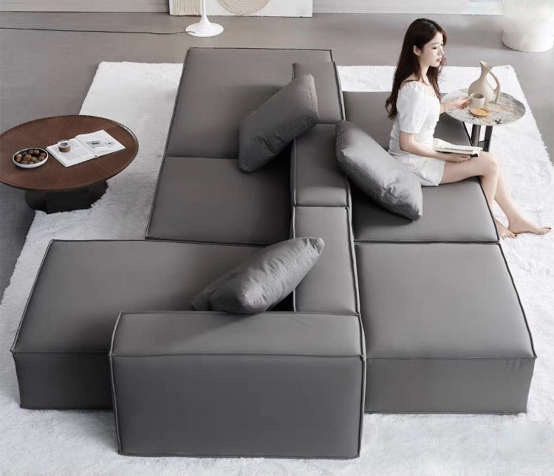 Home Atelier Caprice Sectional Island L-Shape Sofa