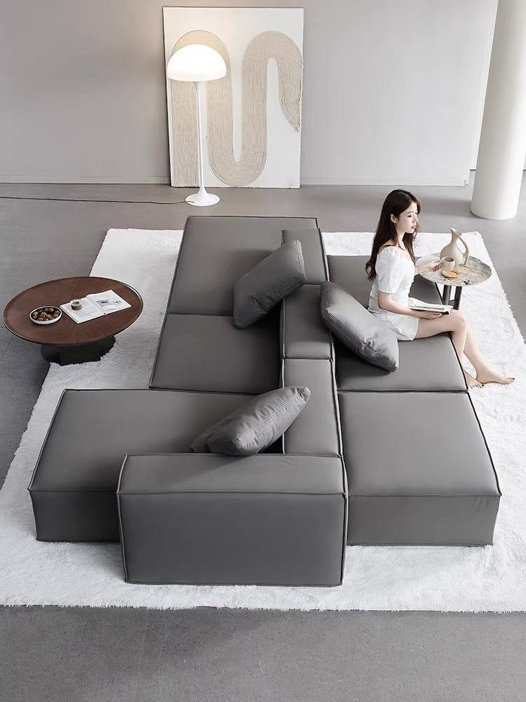 Home Atelier Caprice Sectional Island L-Shape Sofa