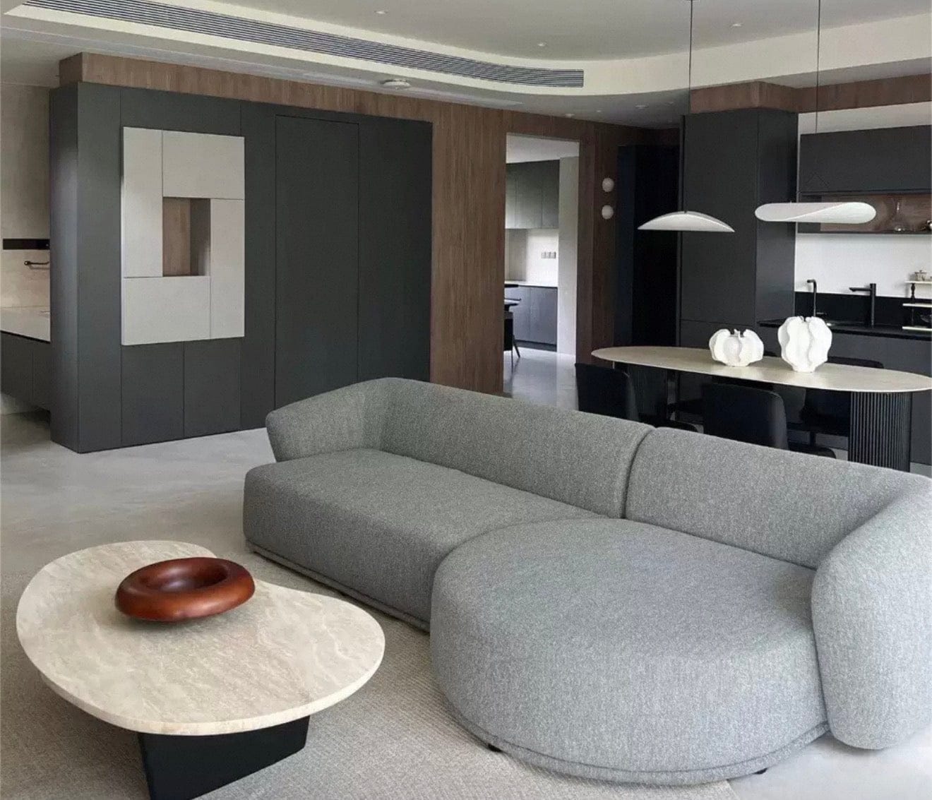 Home Atelier Carl Sectional Curve Sofa