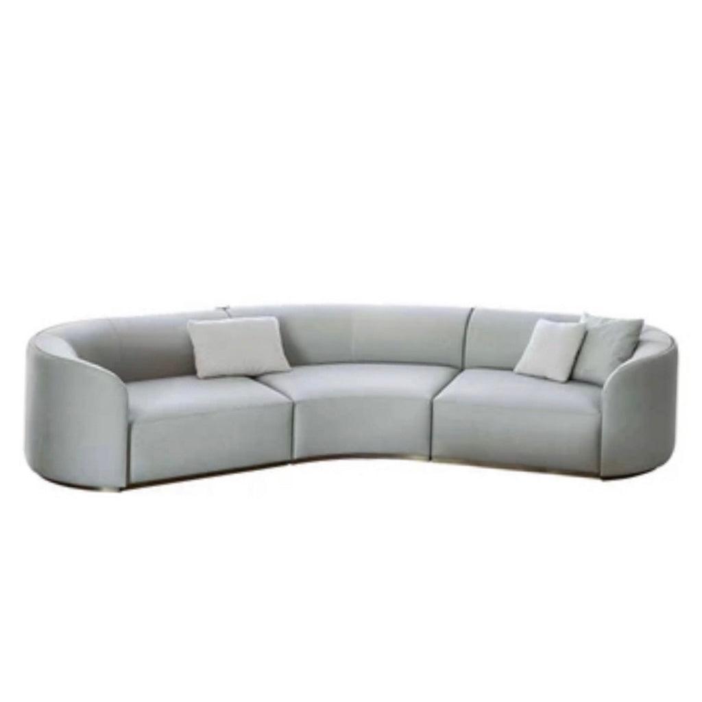 Home Atelier Carlson Sectional Curve Round Sofa