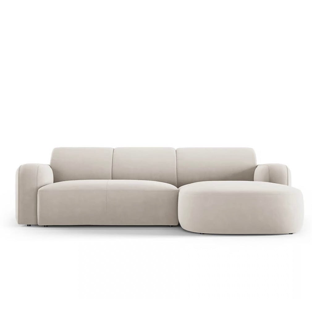 Home Atelier Carrie Scratch Resistant Sectional Curve Chaise Sofa