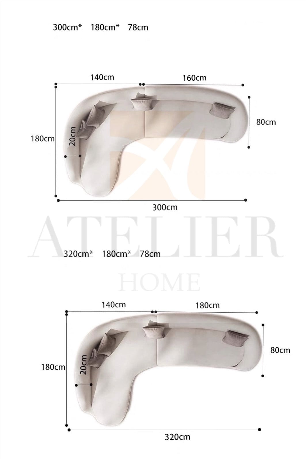 Home Atelier Casen Curve Sofa