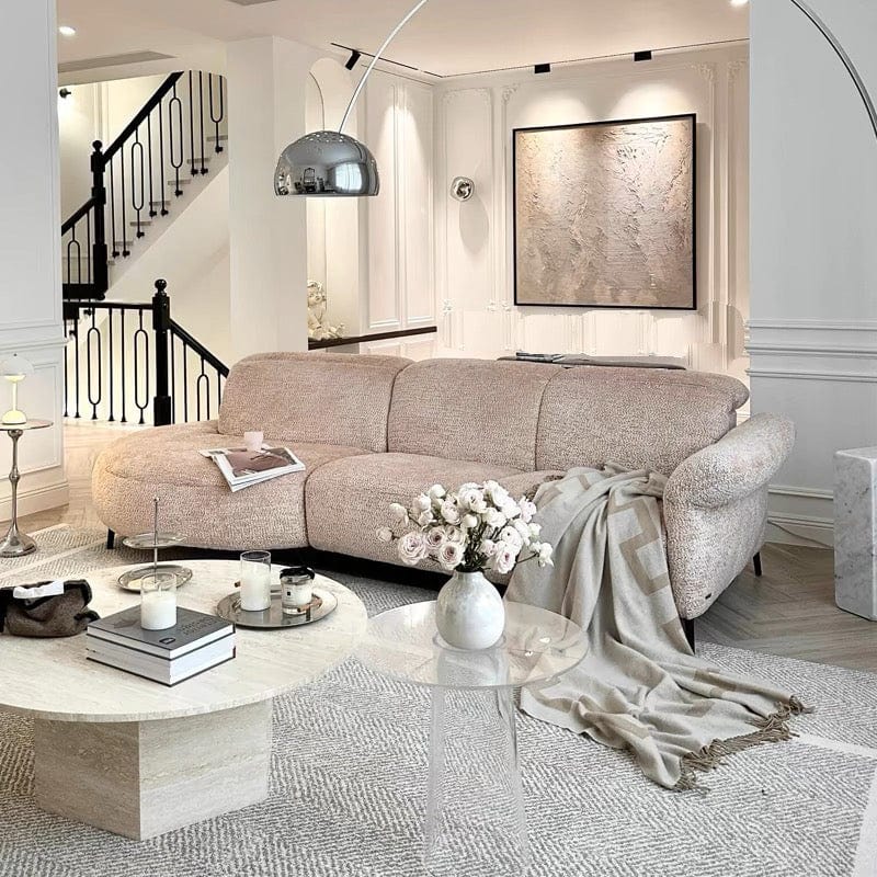 Home Atelier Cassandra Velvet Electric Recliner Sofa