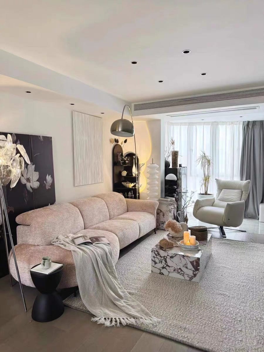 Home Atelier Cassandra Velvet Electric Recliner Sofa