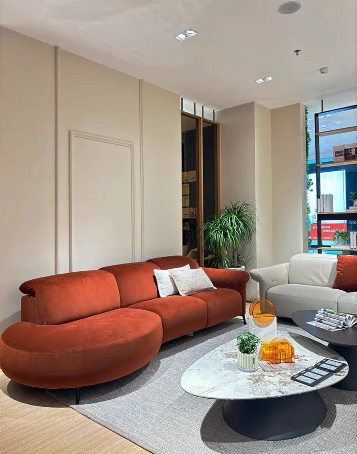 Home Atelier Cassandra Velvet Electric Recliner Sofa