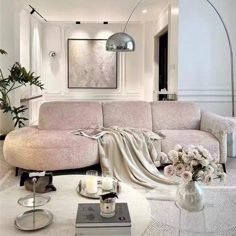 Home Atelier Cassandra Velvet Electric Recliner Sofa