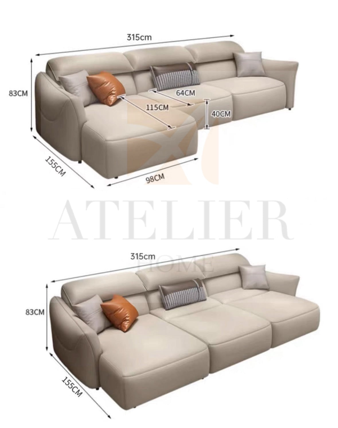 Home Atelier Castelli Electric Sofa Bed