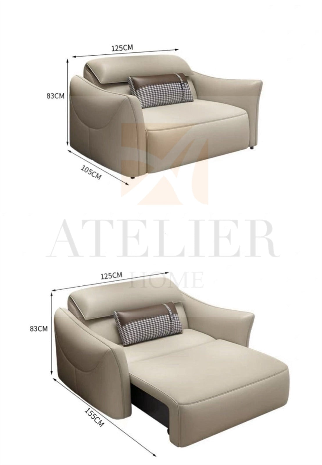 Home Atelier Castelli Electric Sofa Bed