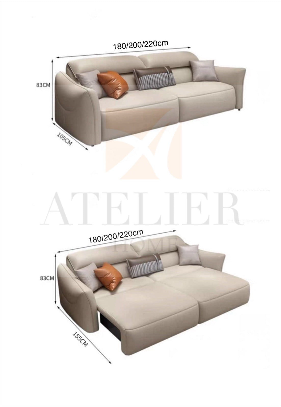 Home Atelier Castelli Electric Sofa Bed