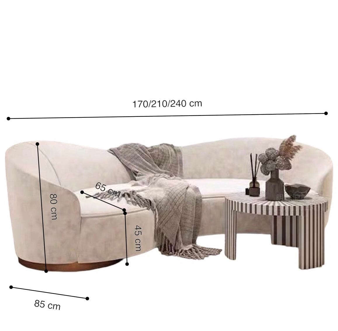 Home Atelier Caven Curve Sofa