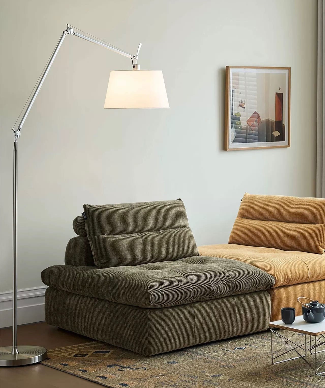 Home Atelier Caverin Scratch Resistant Modular Curve Sofa (Copy)
