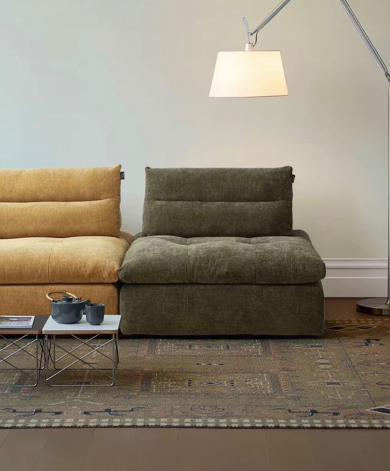 Home Atelier Caverin Scratch Resistant Modular Curve Sofa (Copy)