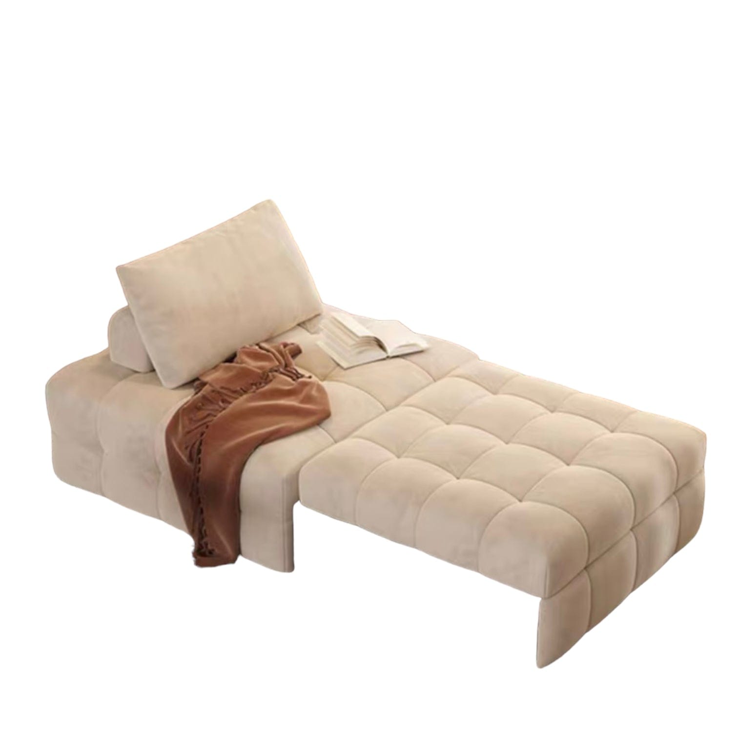 Home Atelier Cecil Tufted Pull-out Boucle Sofa Bed