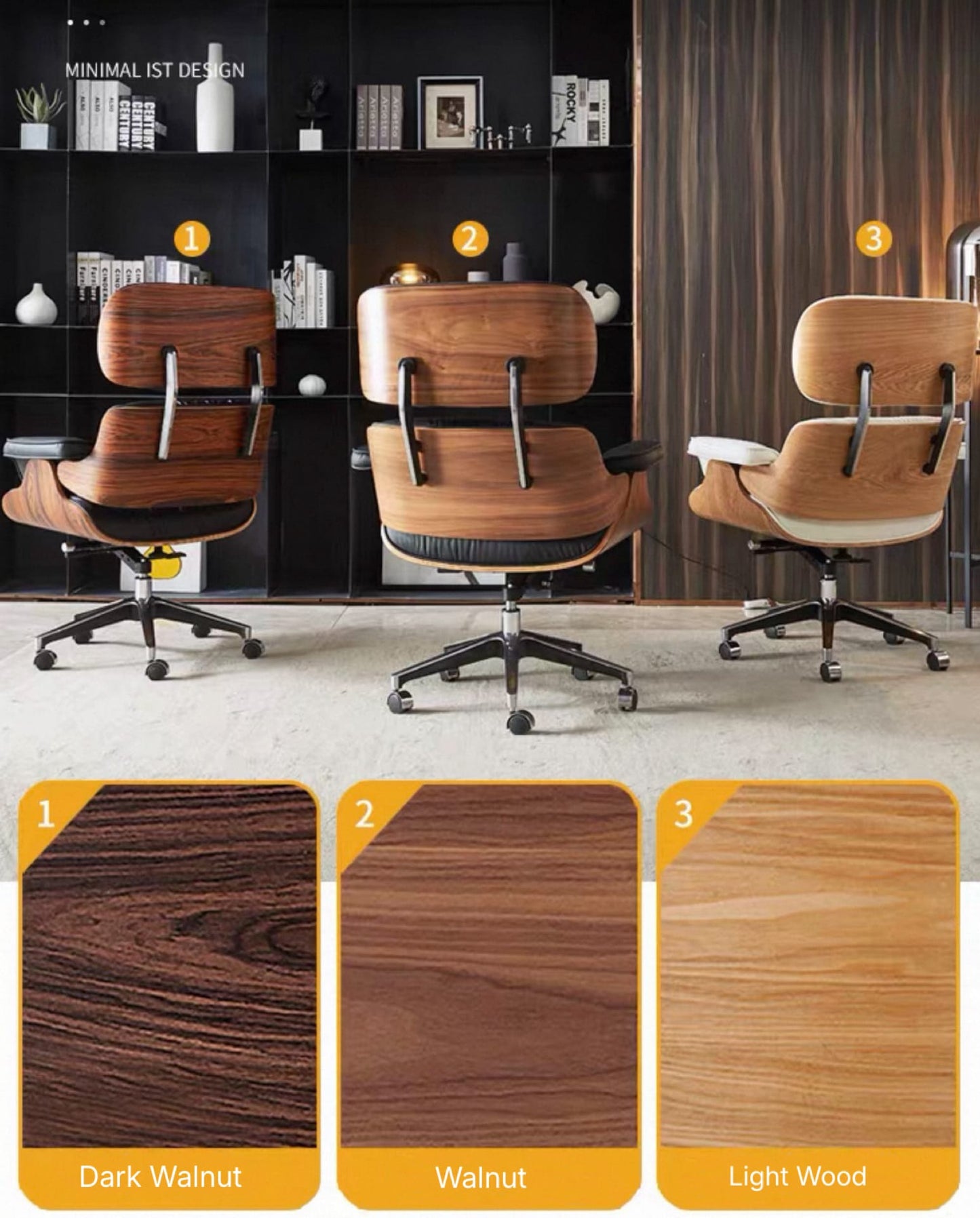 Home Atelier Chairs With Ottoman Stanley Genuine Leather Lounge Chair