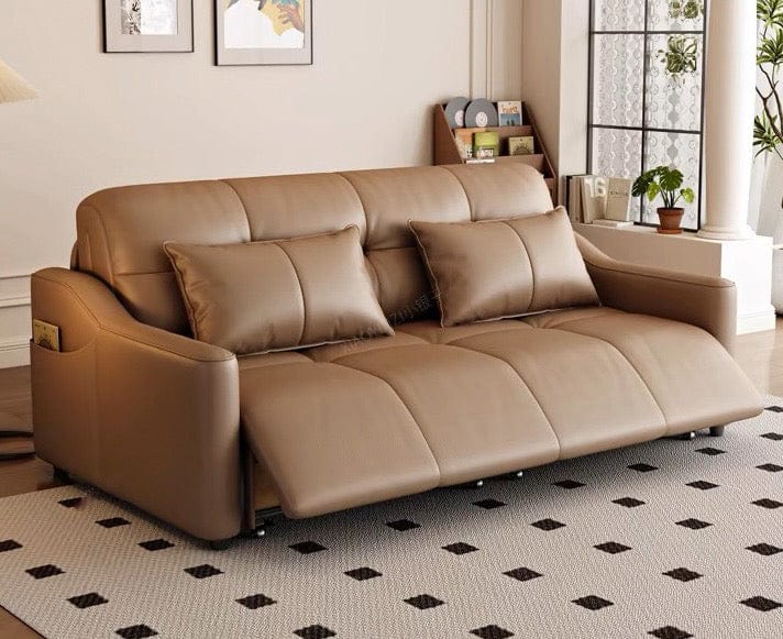 Home Atelier Chiraz Genuine Leather Electric Sofa Bed