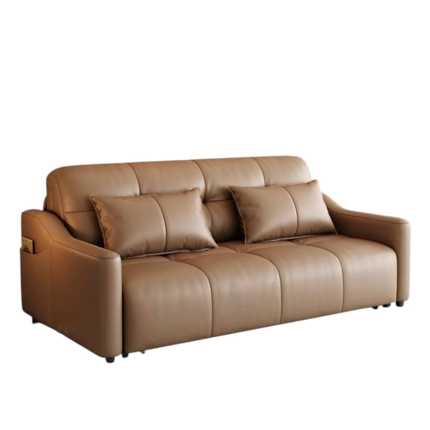 Home Atelier Chiraz Genuine Leather Electric Sofa Bed