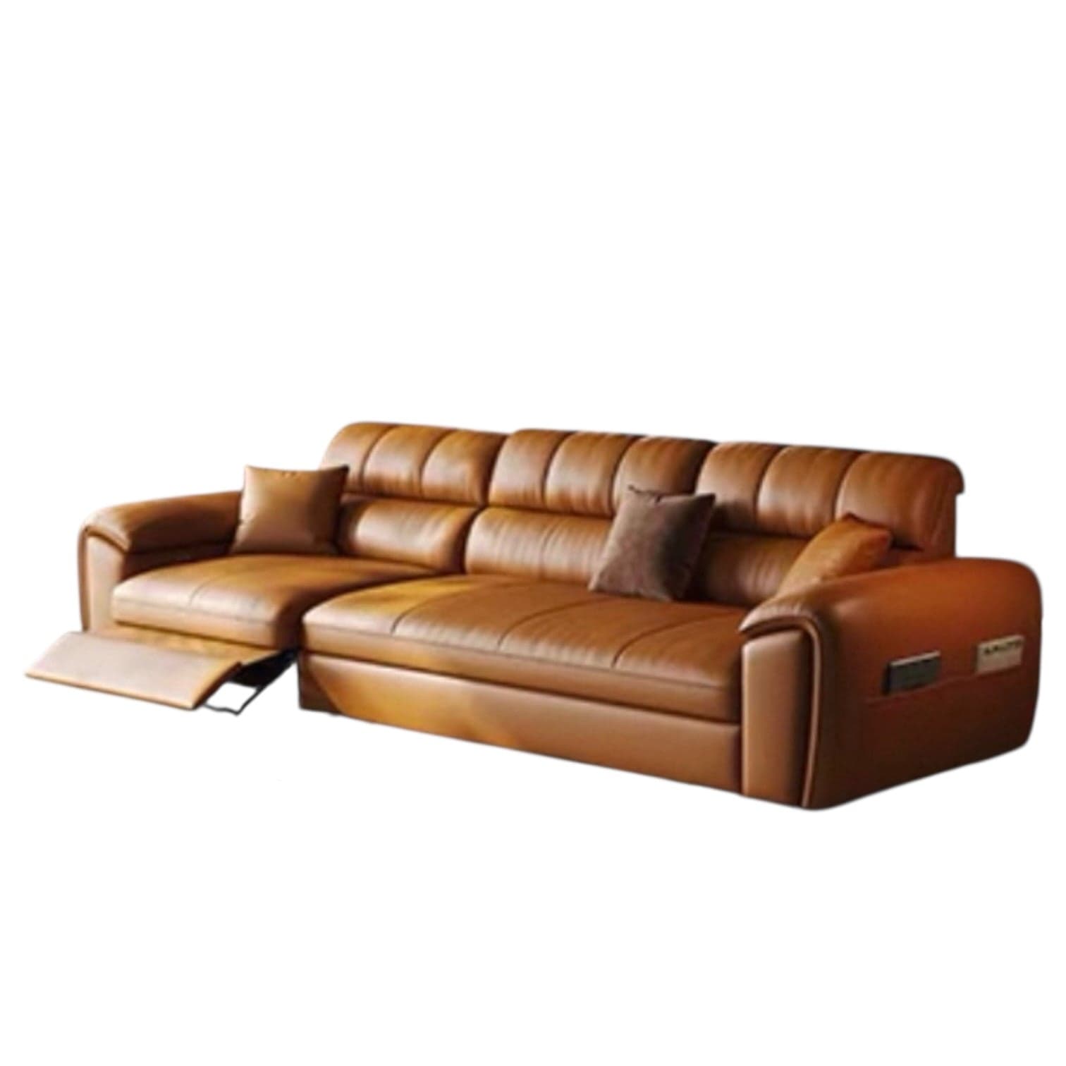 Home Atelier Christen Electric Recliner Leather Sofa Bed