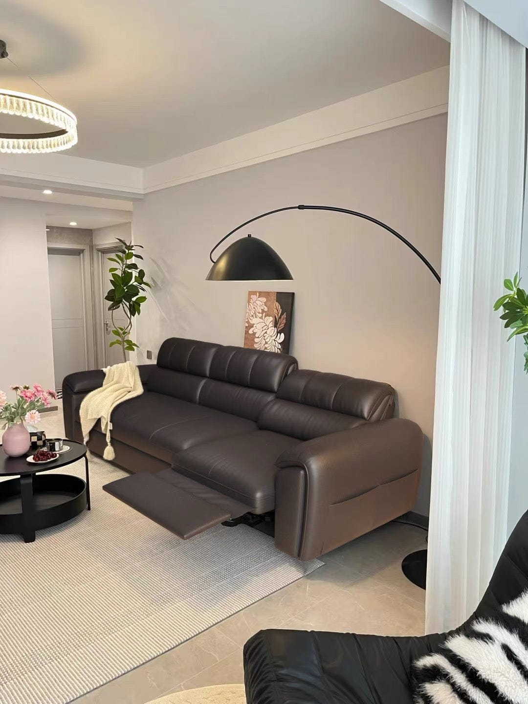 Home Atelier Christen Electric Recliner Leather Sofa Bed