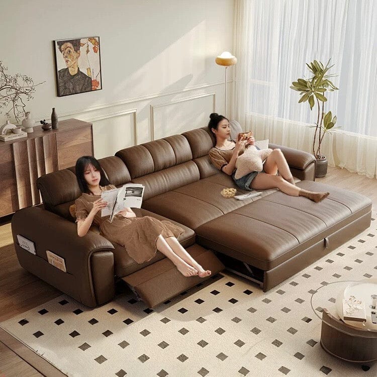 Home Atelier Christen Electric Recliner Leather Sofa Bed