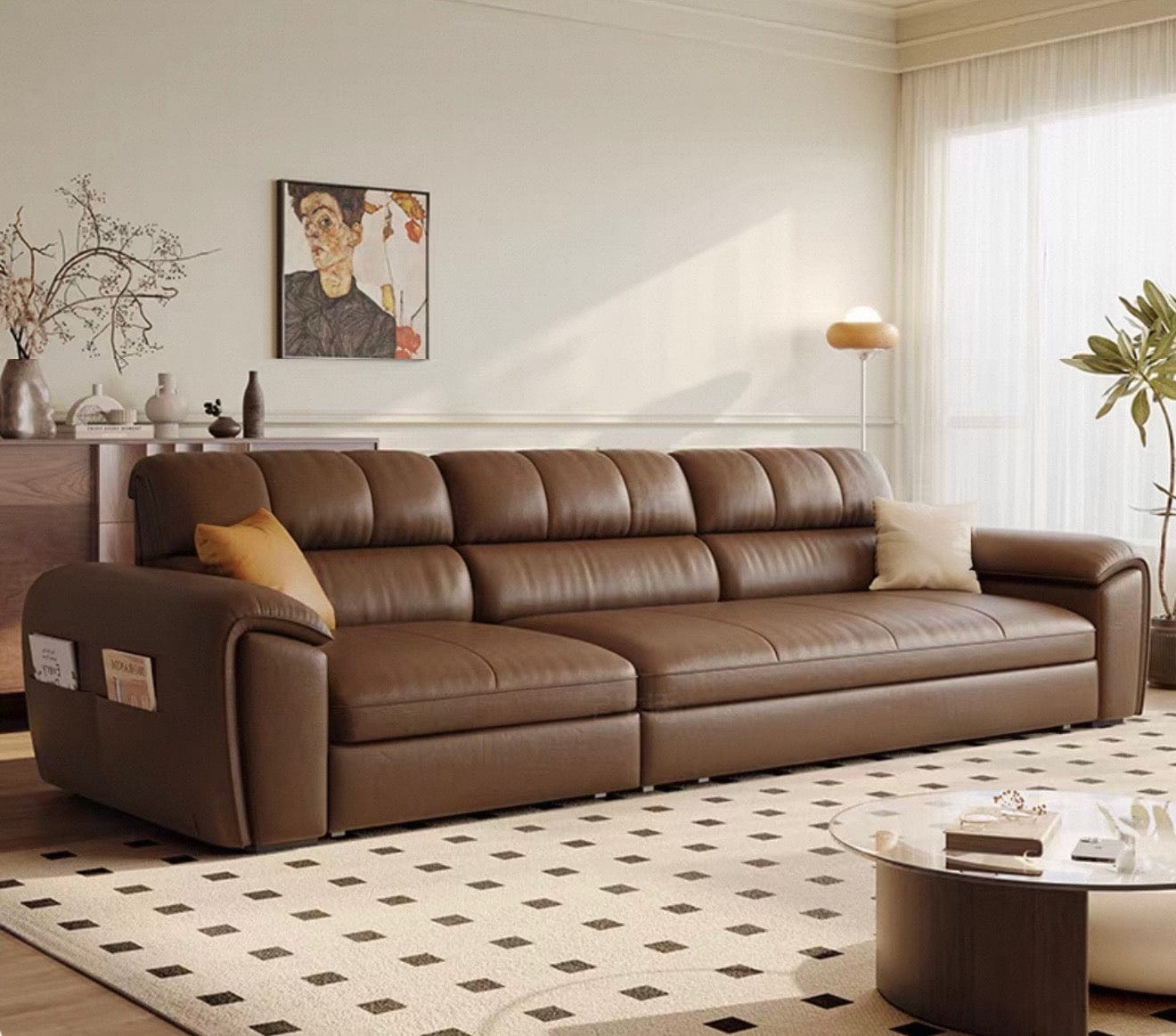 Home Atelier Christen Electric Recliner Leather Sofa Bed