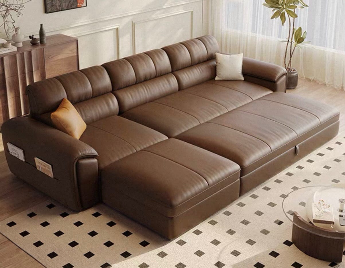 Home Atelier Christen Electric Recliner Leather Sofa Bed