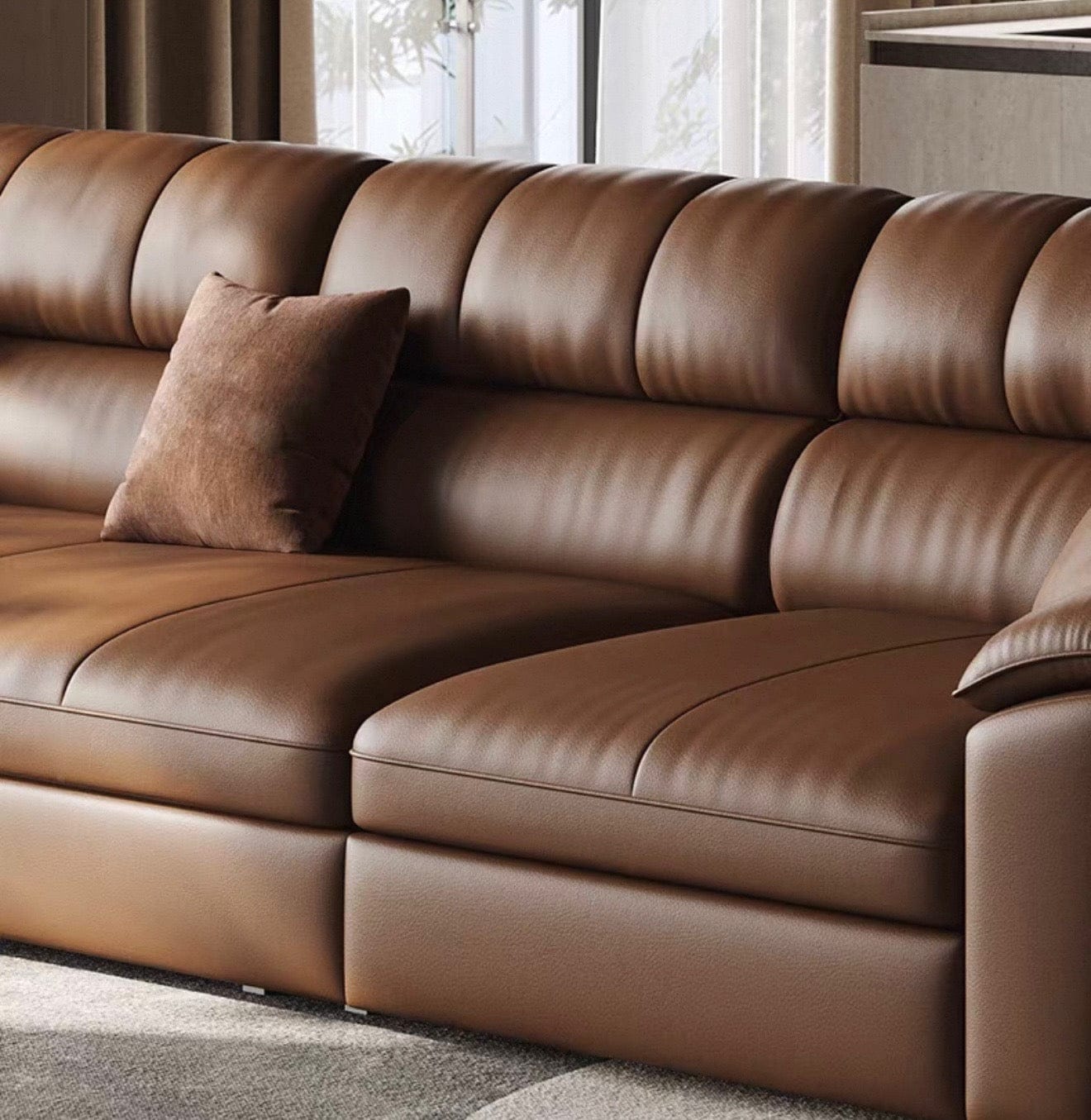 Home Atelier Christen Electric Recliner Leather Sofa Bed