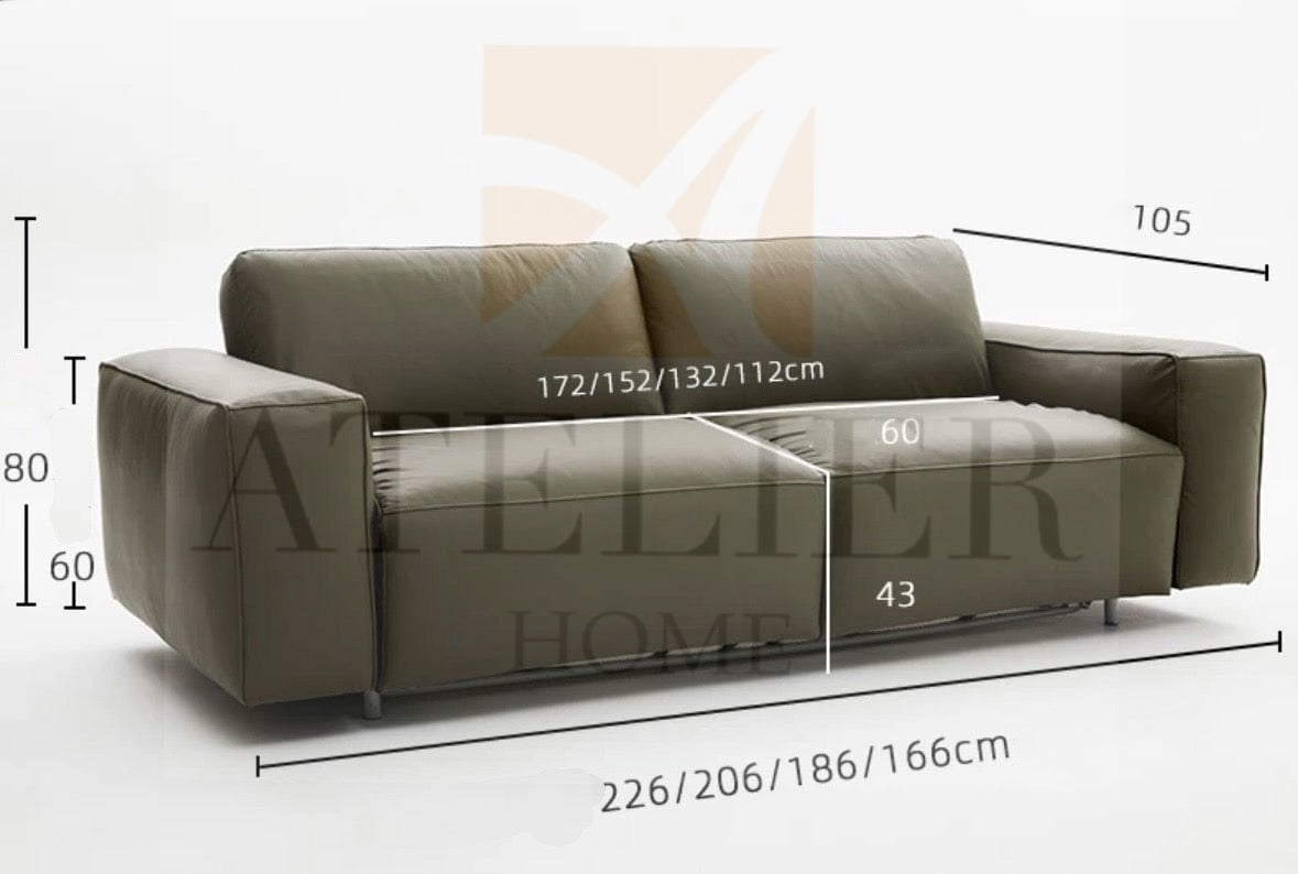 Home Atelier Ciselle Foldable Sofa Bed with Mattress