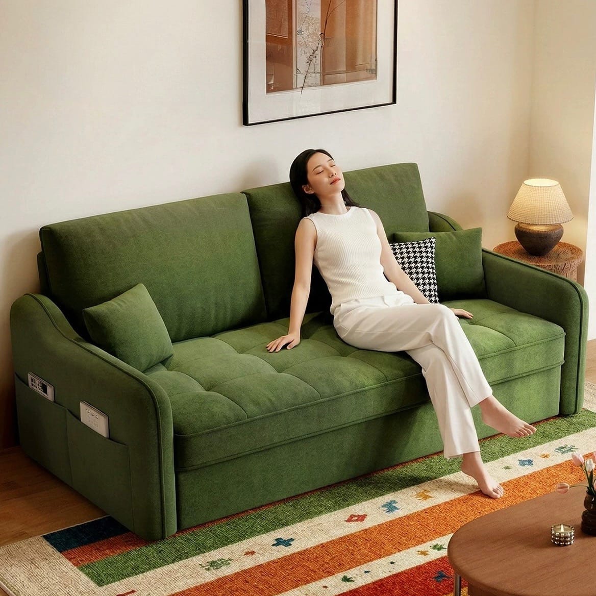 Home Atelier Clavo Pull-out Storage Sofa Bed (Copy)
