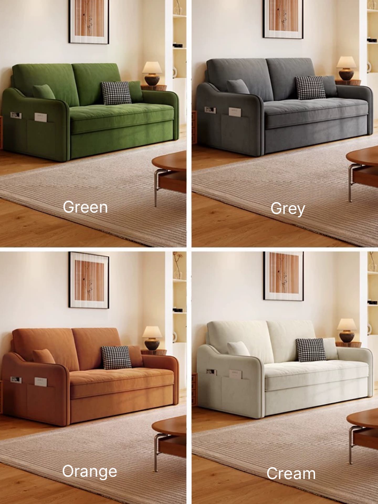 Home Atelier Clavo Pull-out Storage Sofa Bed (Copy)