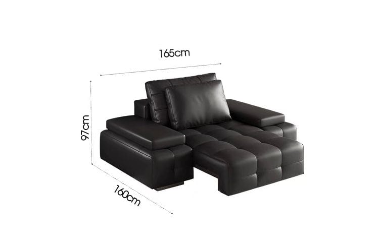 Home Atelier Claymore Electric Motorized Leather Sofa Bed