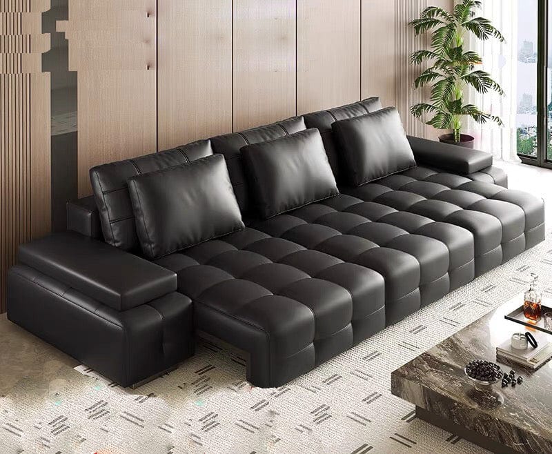 Home Atelier Claymore Electric Motorized Leather Sofa Bed