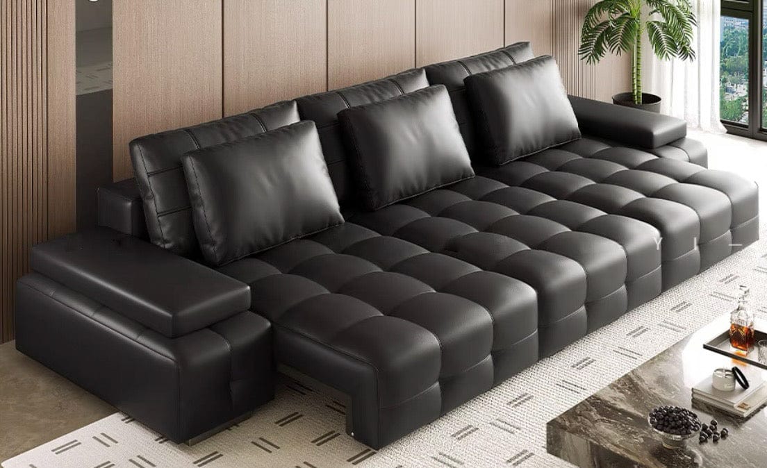 Home Atelier Claymore Electric Motorized Leather Sofa Bed