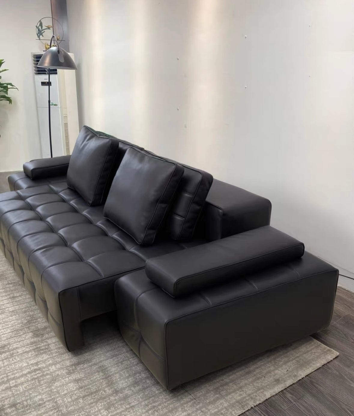 Home Atelier Claymore Electric Motorized Leather Sofa Bed