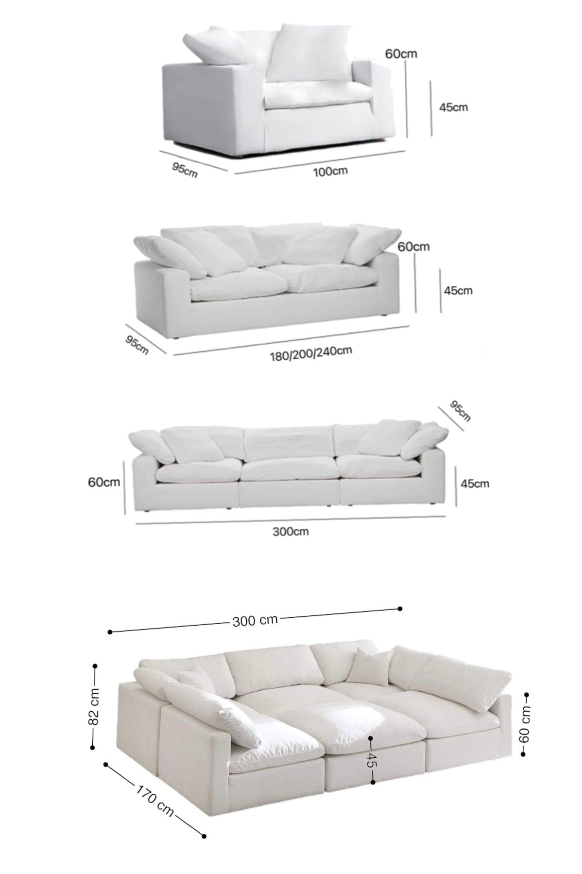 Home Atelier Cloud Sectional Sofa