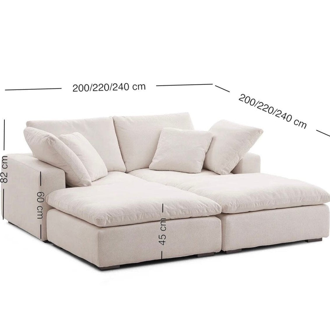 Home Atelier Cloud Sectional Sofa