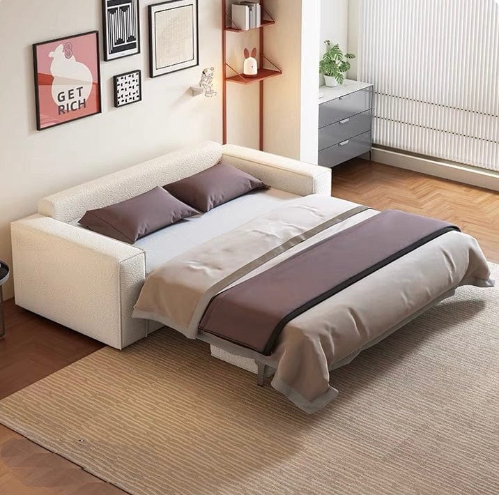 Home Atelier Colette Scratch Resistant Foldable Sofa Bed with Mattress