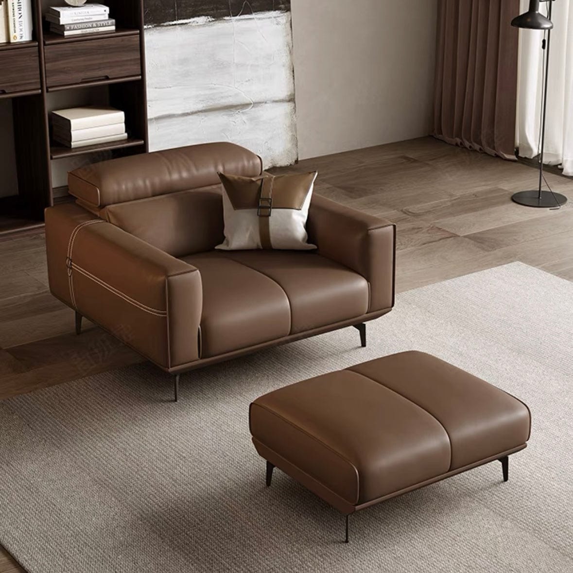 Home Atelier Copy of Alexus Leather Sectional Sofa