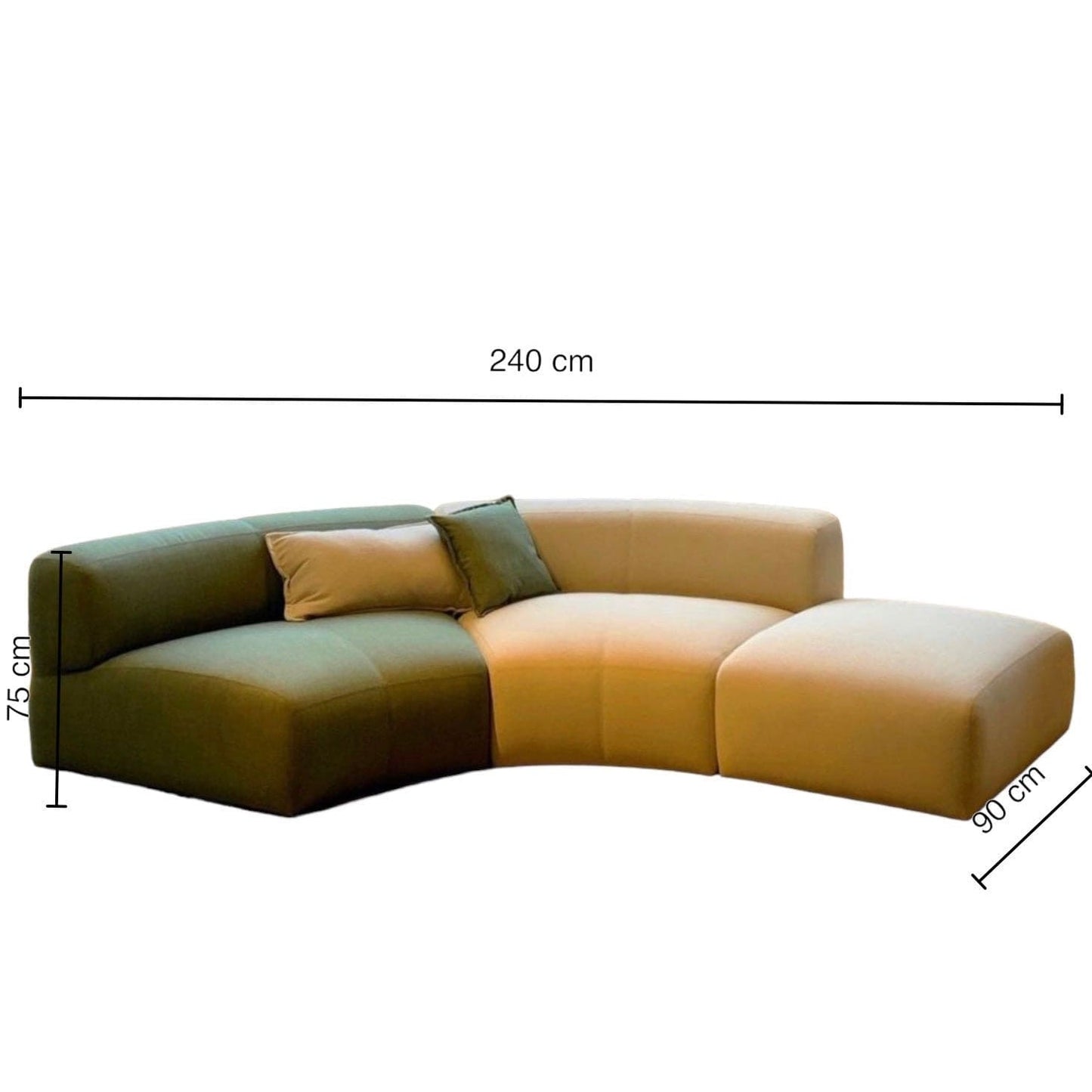 Home Atelier Copy of Cairo Sectional Sofa