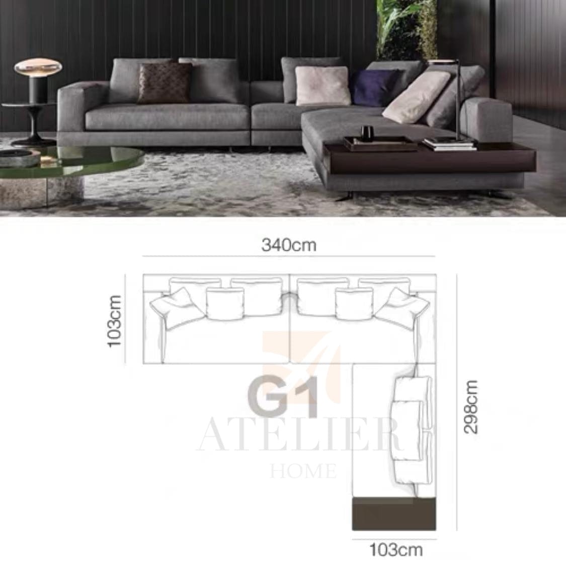 Home Atelier Cotton Linen Fabric / Request for Quote Vans Designer Sofa