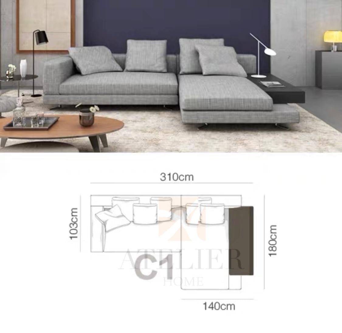 Home Atelier Cotton Linen Fabric / Request for Quote Vans Designer Sofa