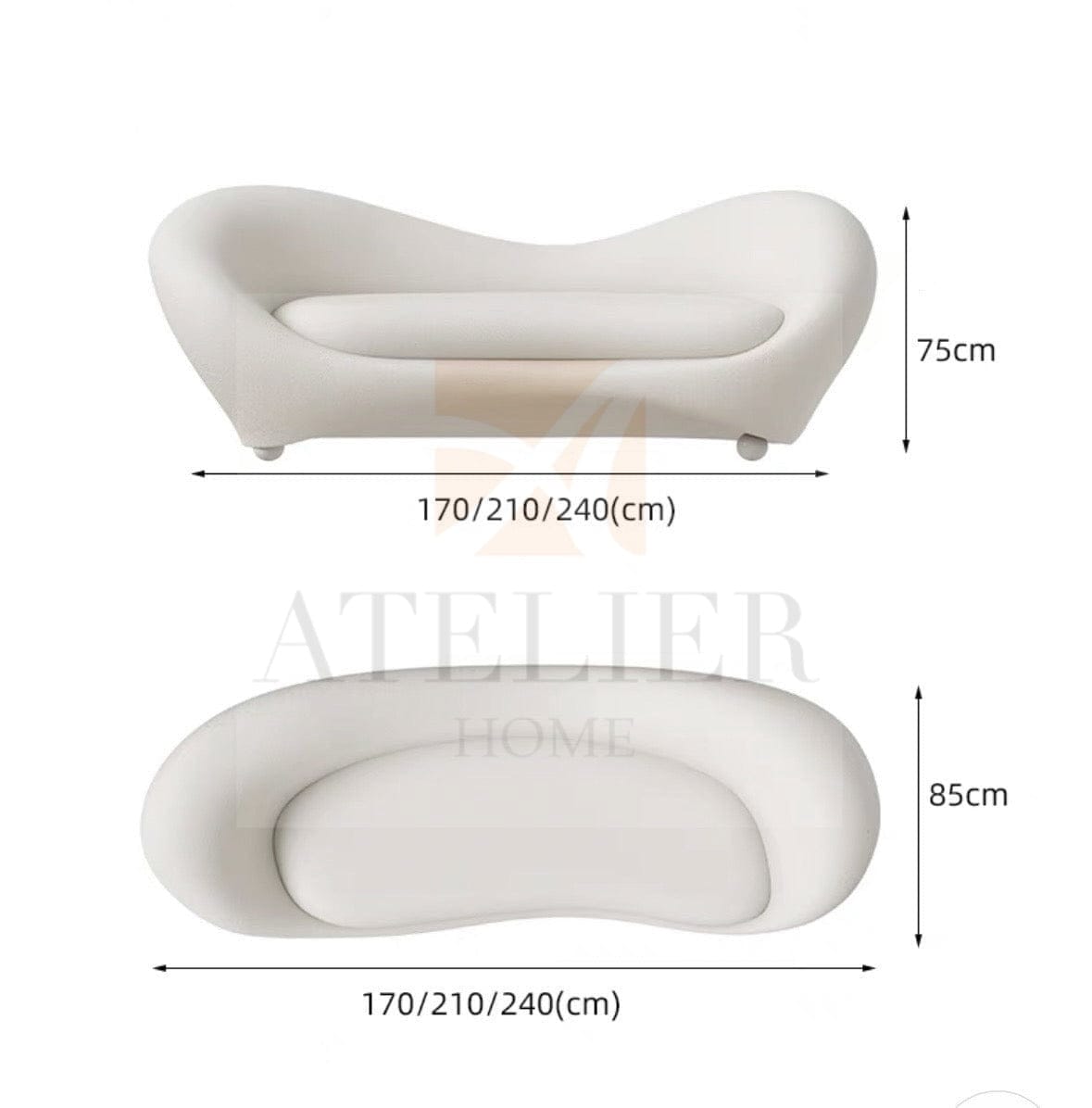 Home Atelier Craven Curve Sofa