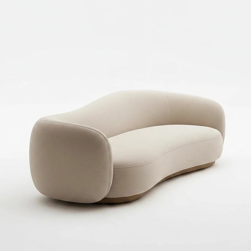 Home Atelier Curved Contemporary Living Room Sofa