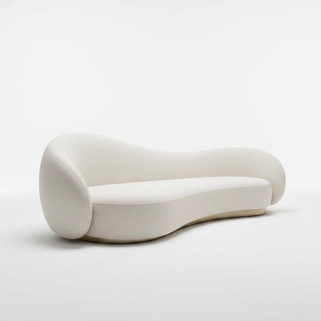 Home Atelier Curved Contemporary Living Room Sofa