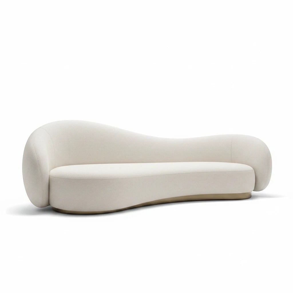 Home Atelier Curved Contemporary Living Room Sofa