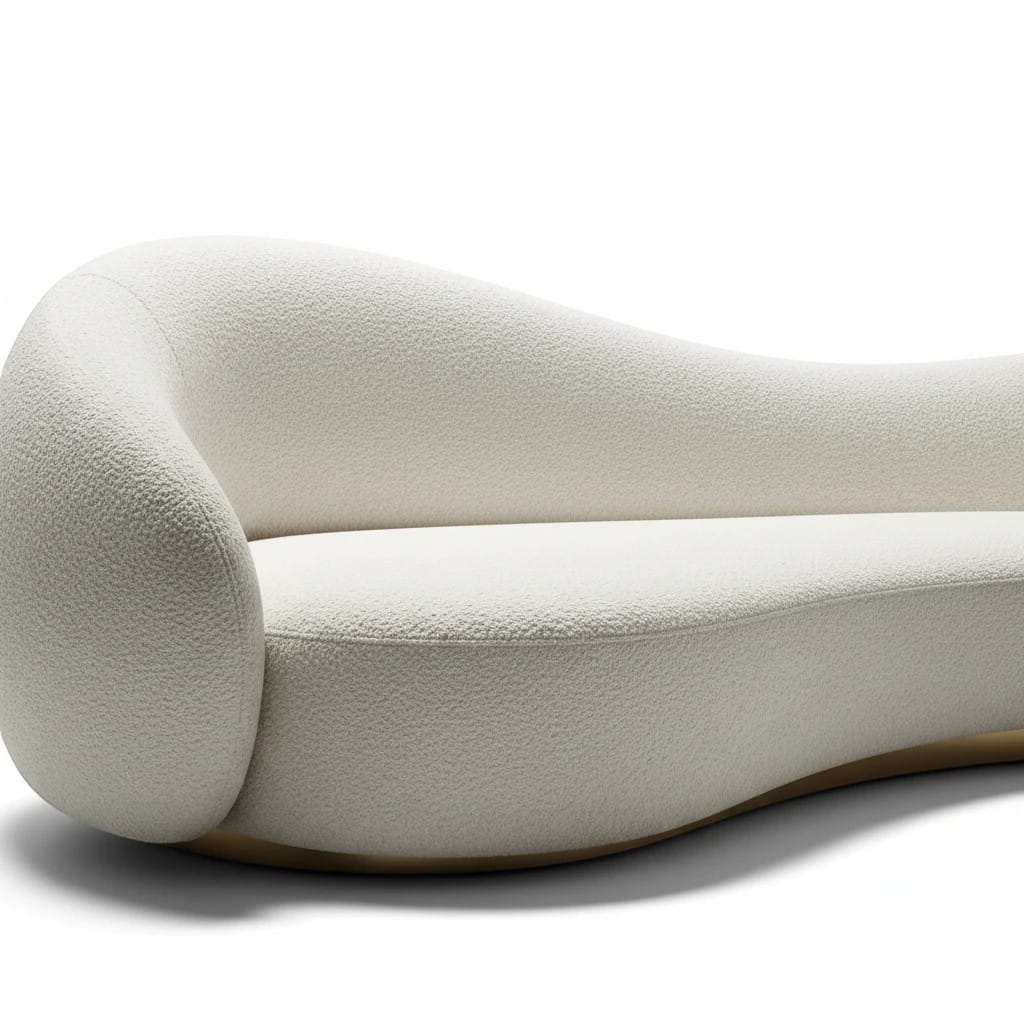 Home Atelier Curved Contemporary Living Room Sofa
