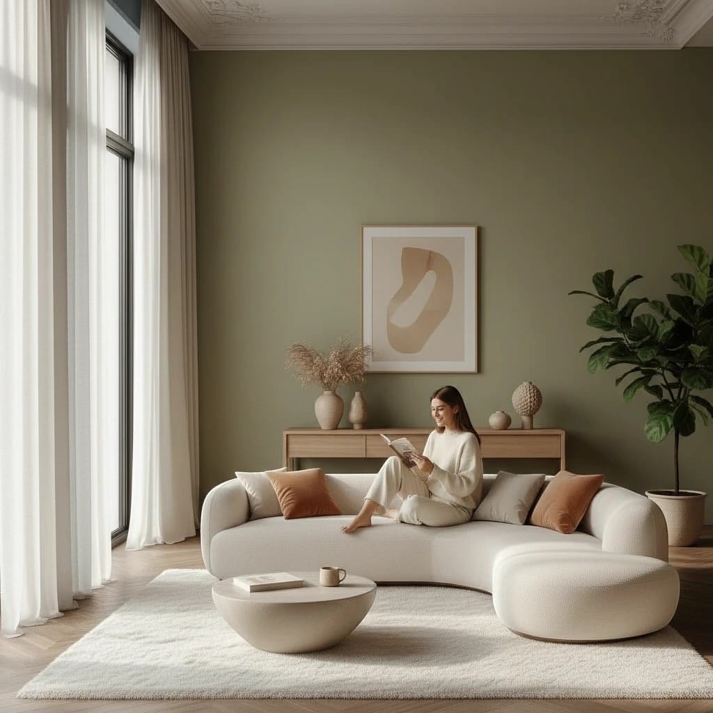 Home Atelier Curved Modern Living Room Sofa