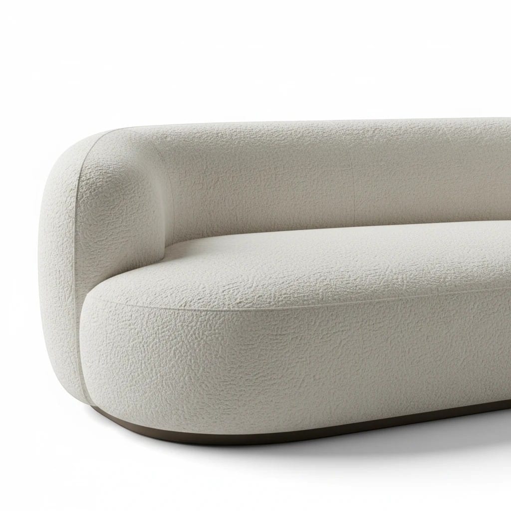 Home Atelier Curved Modern Living Room Sofa