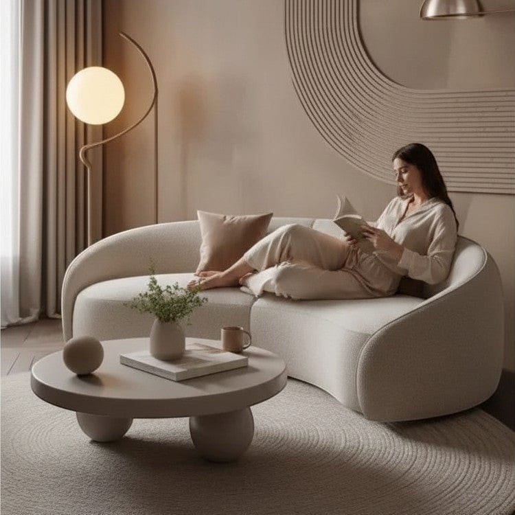 Home Atelier Curved Modern Living Room Sofa