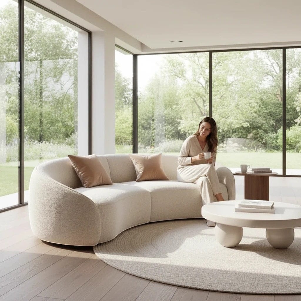 Home Atelier Curved Modern Living Room Sofa